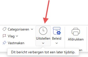 Snooze Uitstellen